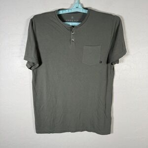 Free Fly Shirt Mens Small Green Performance Bamboo Short Sleeve Soft Comfort